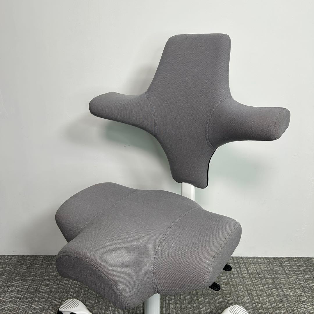 E】オフィスチェア HAG Capisco ホーグ カピスコ 布張 グレー - メルカリ