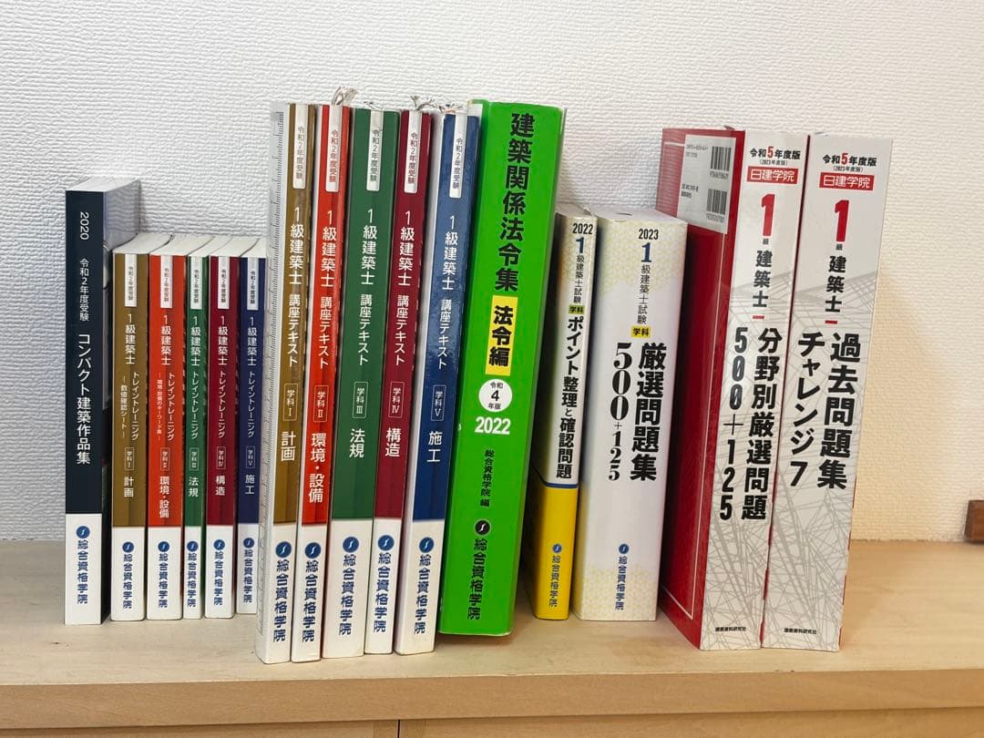 令和2年版一級建築士学科対策 総合資格オリジナルテキスト・問題集