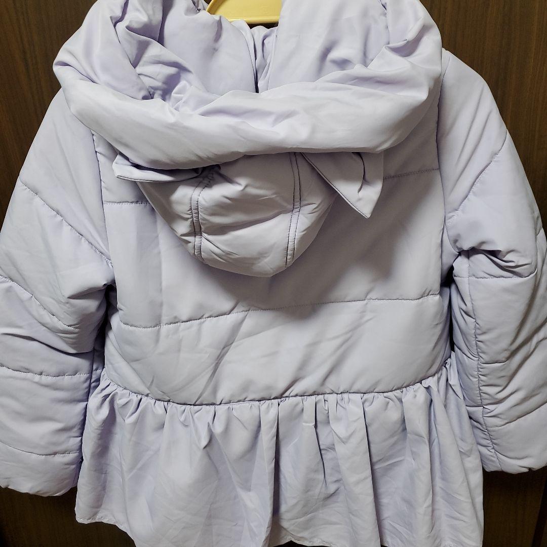 新品】アナスイミニ ダウン 中綿 コート アウター ねこ はっ水ネコ耳