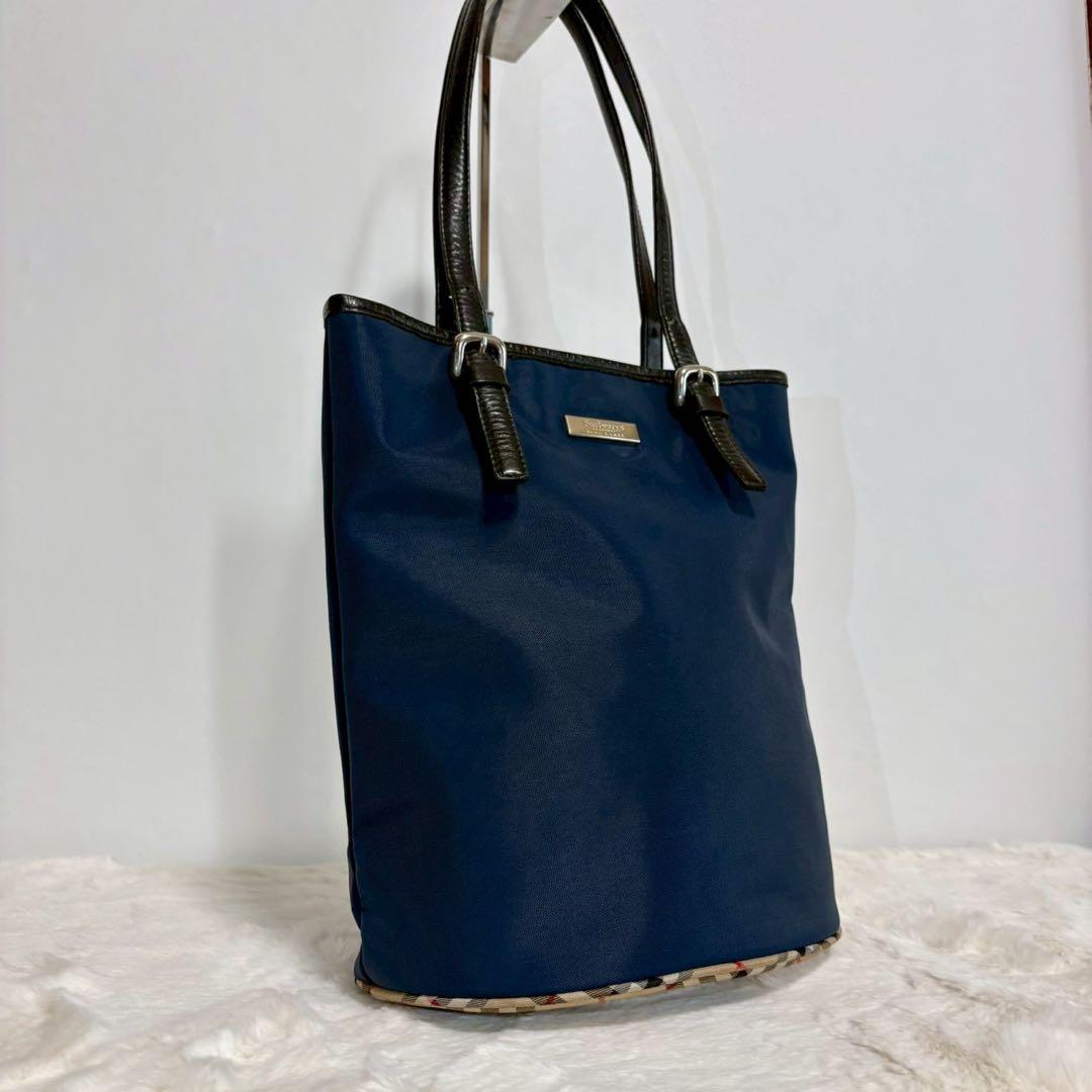 美品】バーバリー ブルーレーベル トートバッグ ハンドバッグ ノバ