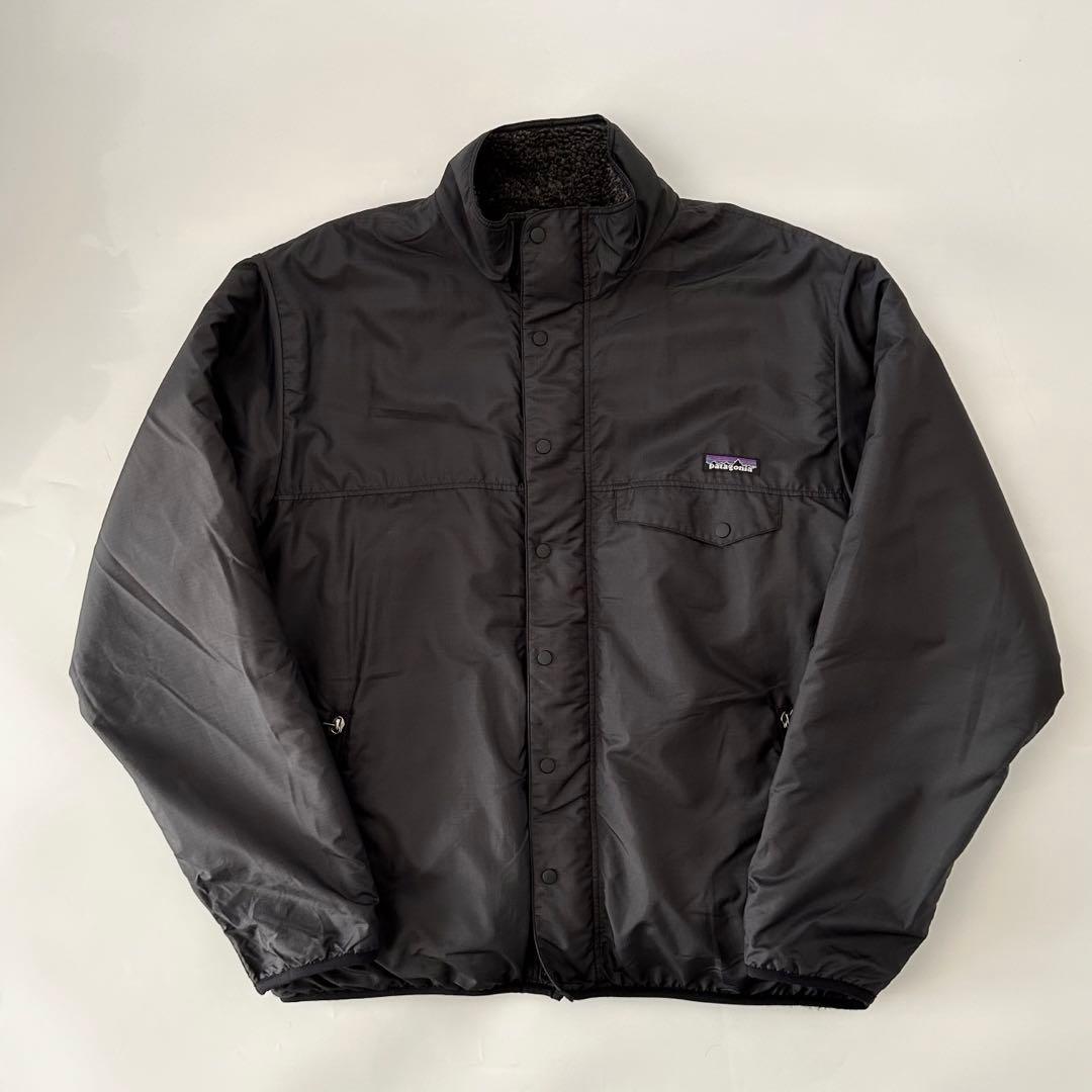 奇跡デッドストック】00s パタゴニア リバーシブル スナップジップ