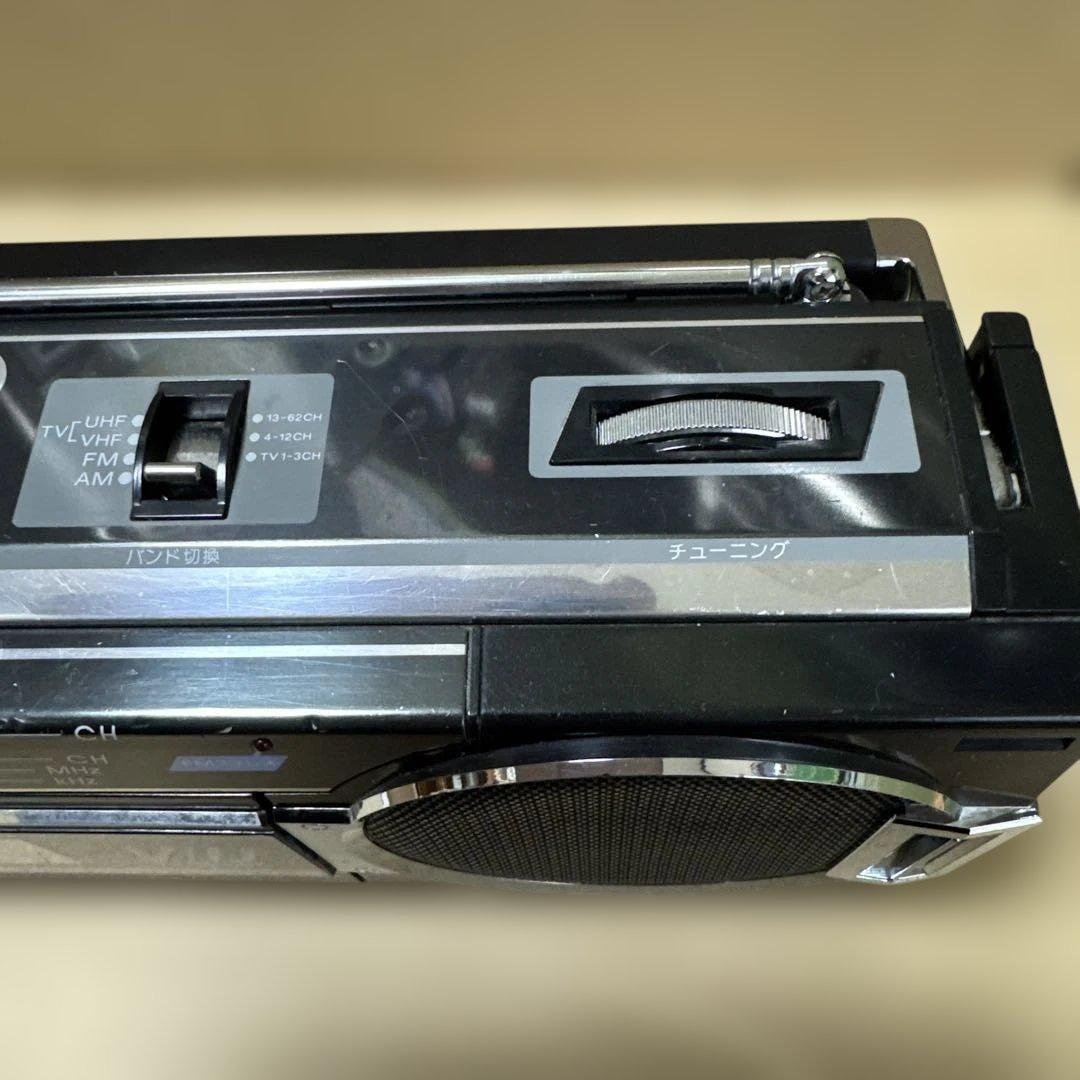 ジャンク品】SONYラジカセ ステレオカセットコーダー CFS-V11 レトロ