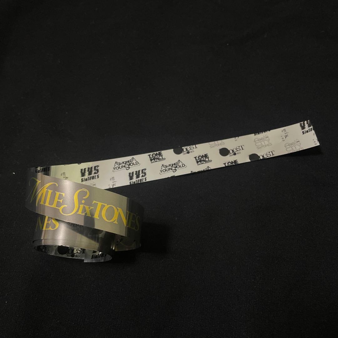 SixTONES MILESixTONES 銀テープ 銀テ フル 1本 - メルカリ