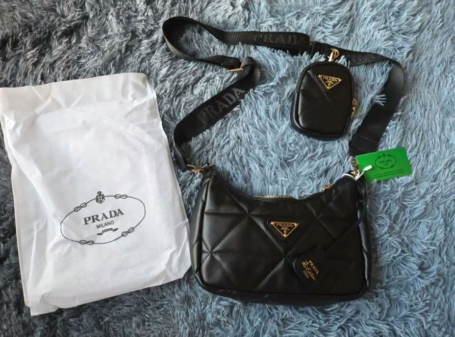 PRADA プラダ ノベルティ 2way キルティング チェーンバッグ - メルカリ