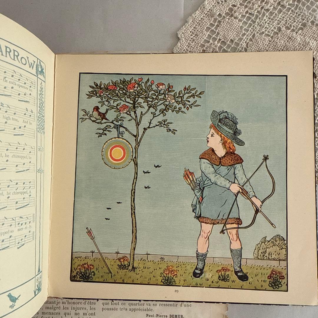 今だけSALE☆1895年アンティーク絵本イギリス洋書 古書ジャンク