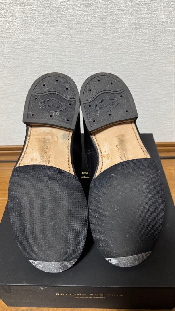 ローリングダブトリオ　ヴィンセント　黒　25.5cm 7h