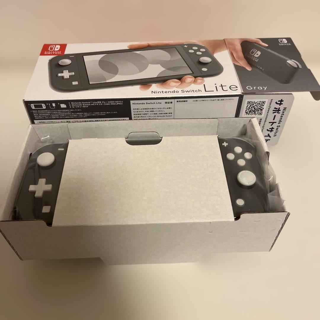 Nintendo Switch Lite グレー 本体 2025年製造品 - メルカリ