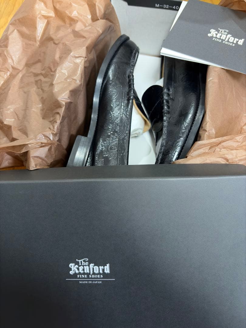 25.5cm The Kenford Fineshoes ペイズリーローファー