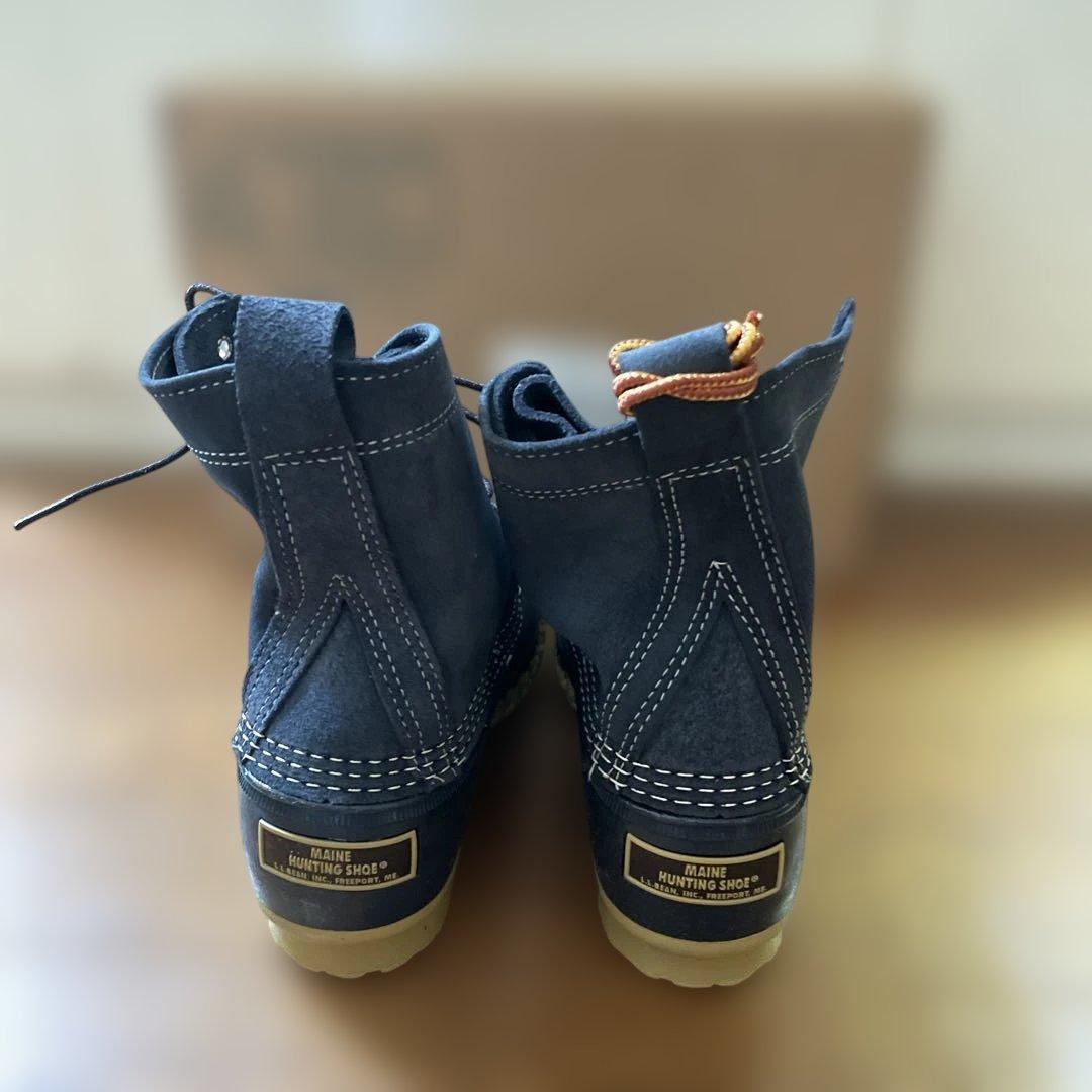 L.L.Bean × Beams別注 ネイビー ビーンブーツ US8