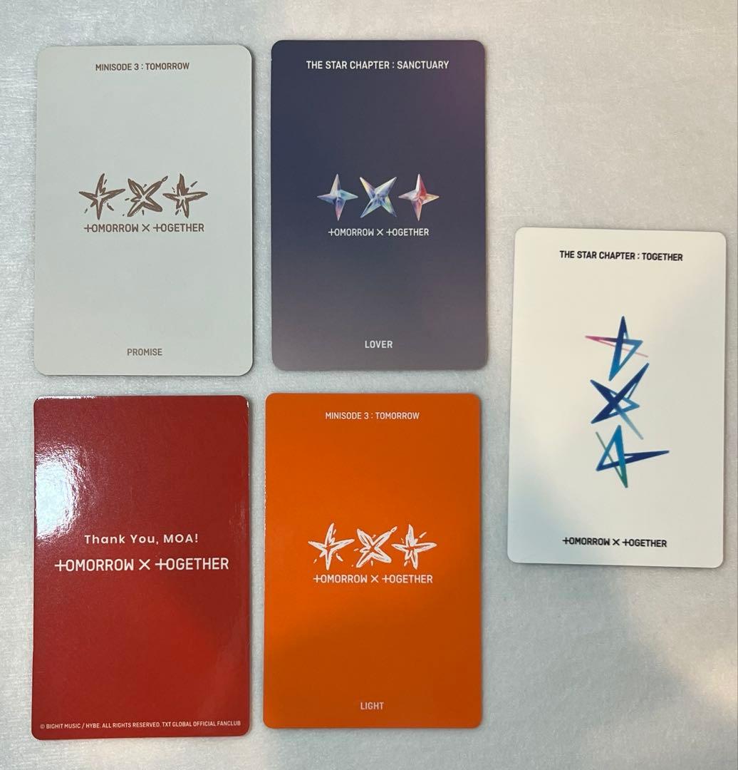 TXT ボムギュ トレカ FC tomorrow sanctuary まとめ - メルカリ
