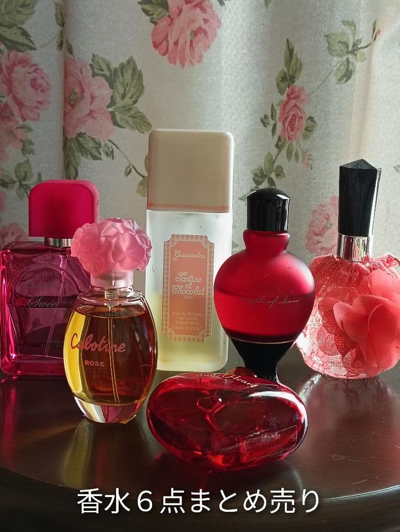 女性らしい香りの香水6点まとめ売り - メルカリ
