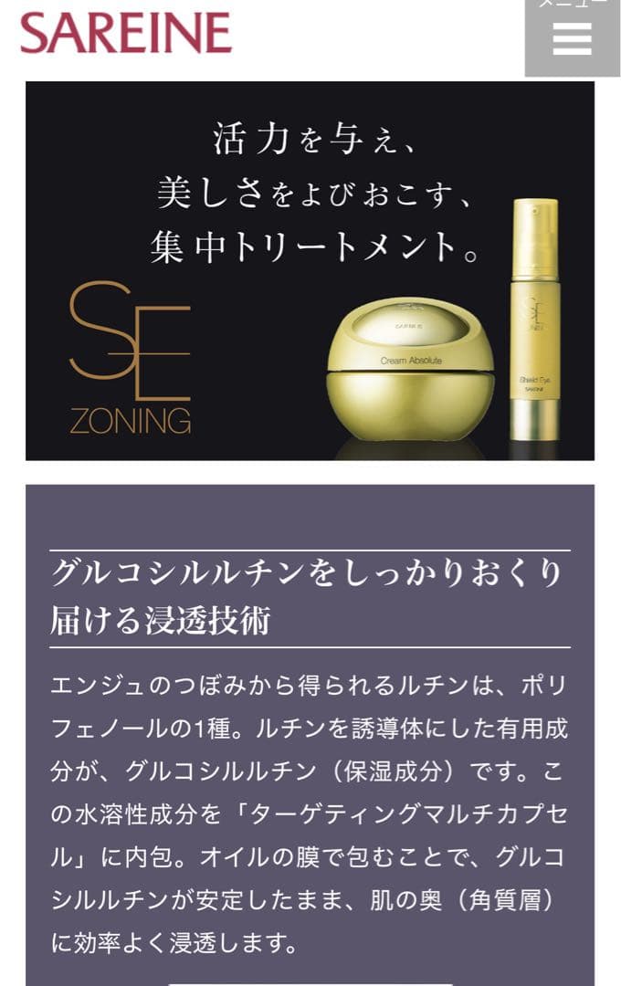 スーパーセール！ サレーヌ ZONING SEクリーム アブソルート フェイス