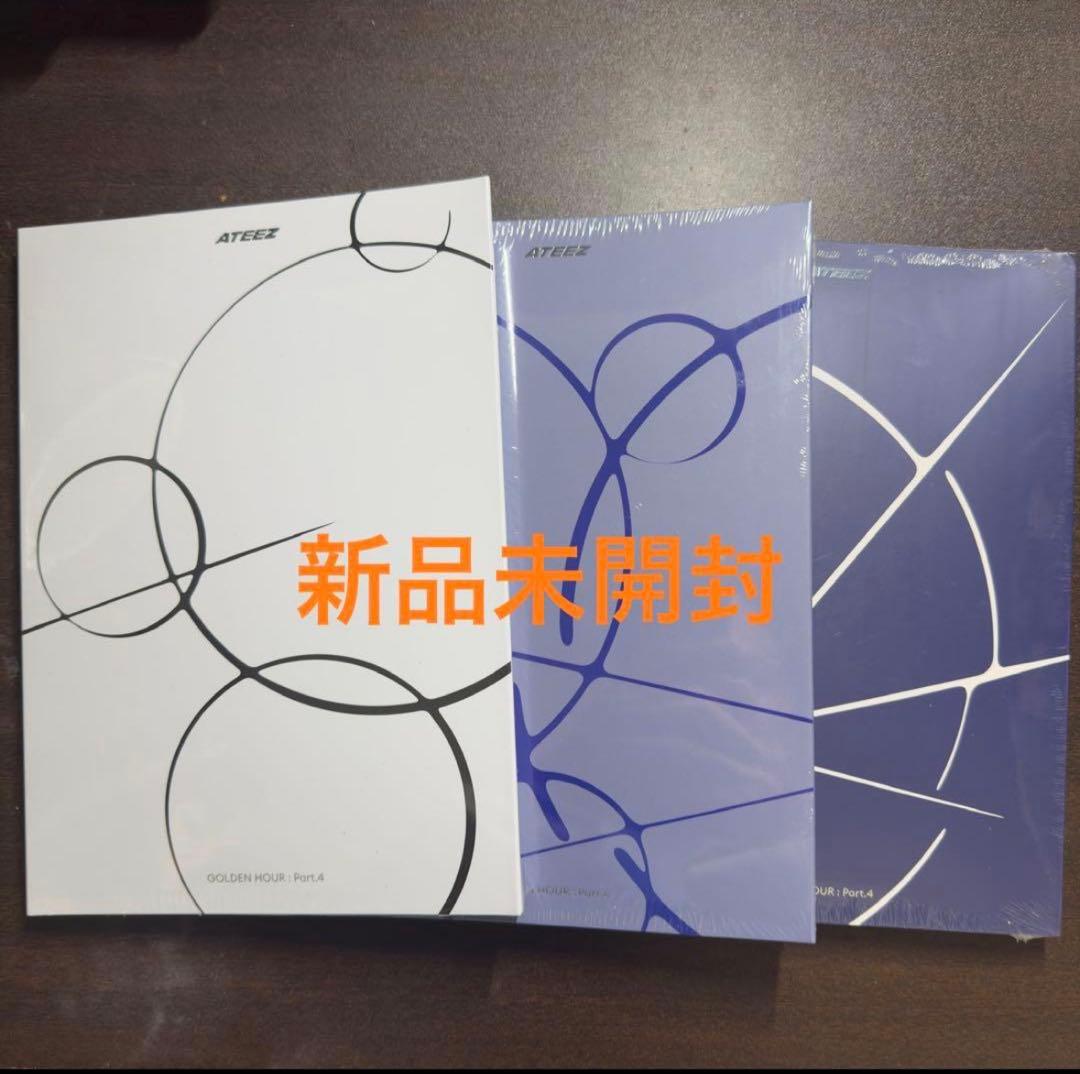 新品未開封 ATEEZ GOLDEN HOUR PART.4アルバム3種セット⑩ - メルカリ