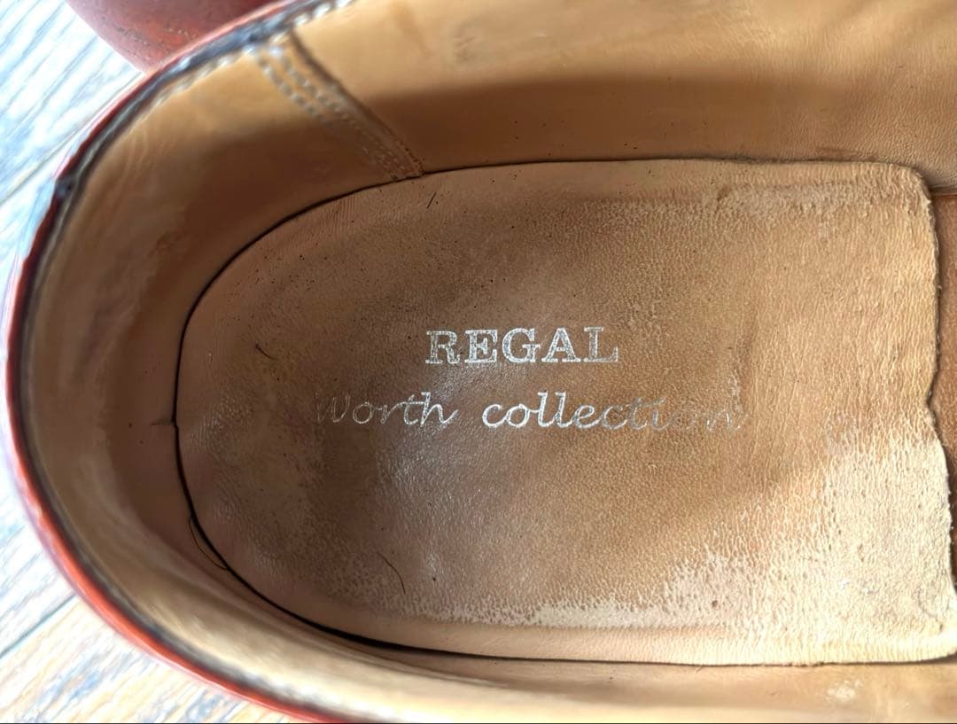 【REGAL】リーガル V060 外羽式シボ革 ストレートチップ 26.0cm