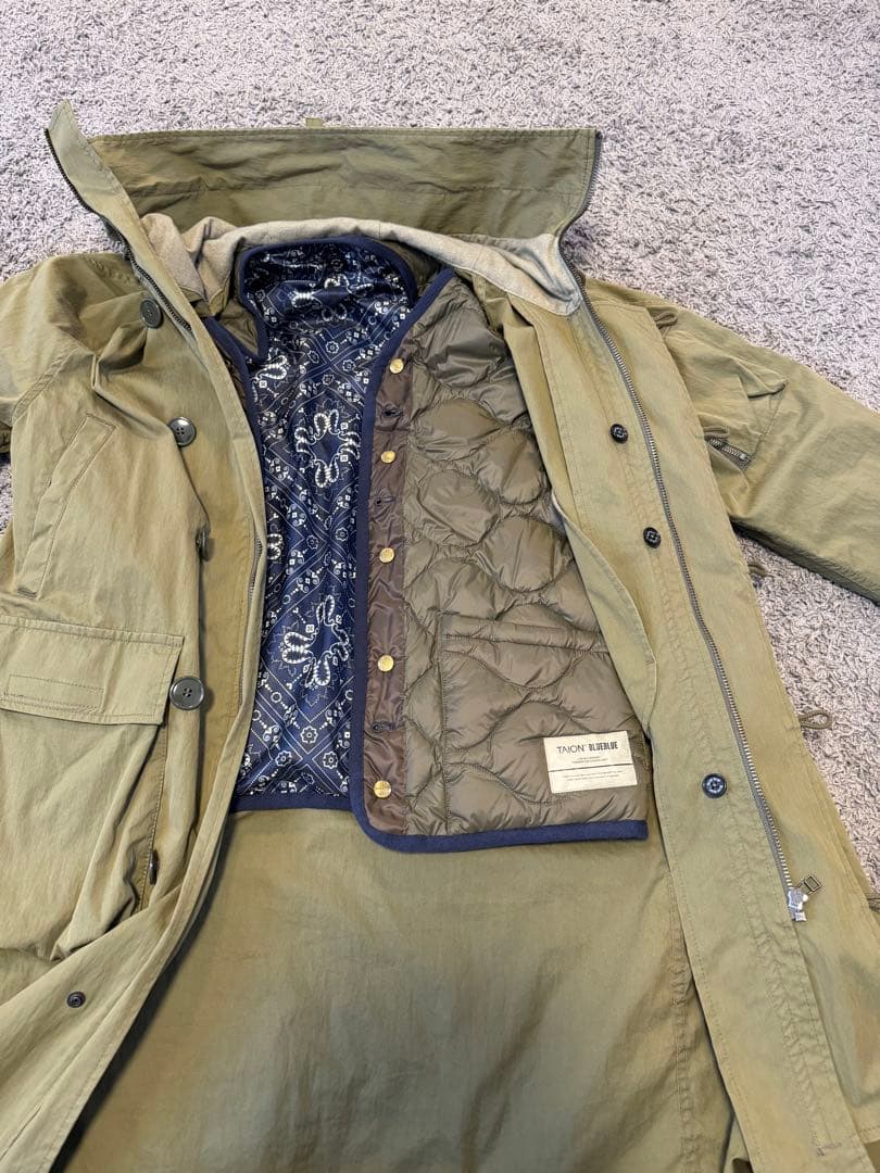 ハリウッドランチマーケットTAION×BLUEBLUE フィールドコート - メルカリ
