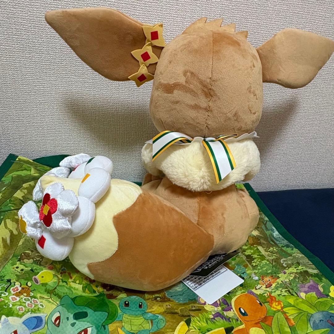 新品タグ付き】ポケパークカントー限定品 ピカチュウ イーブイ