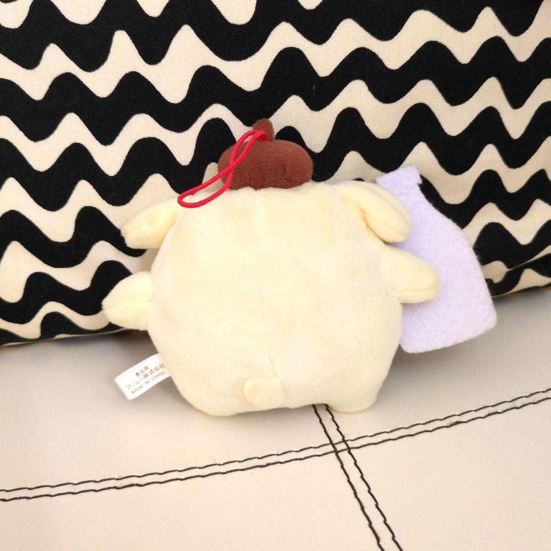 ポムポムプリン マスコットぬいぐるみ ミルクのおひげ 牛乳ひげ cosaga.com