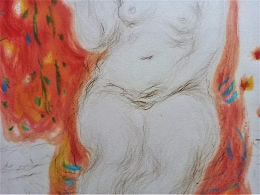 伊藤清永 「裸婦」 リトグラフ作品　エディションナンバー96/175 真作