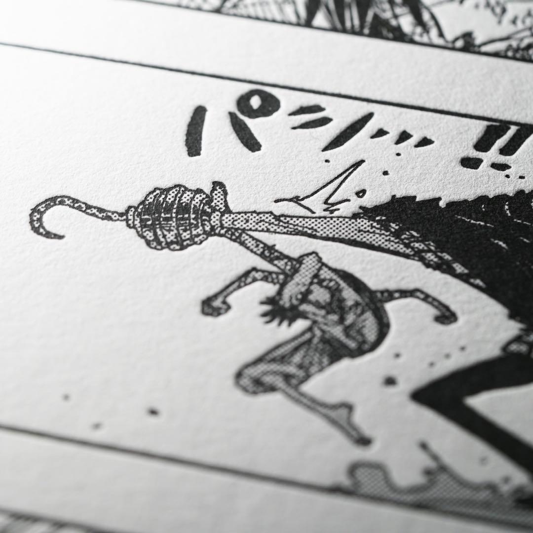 ONE PIECE マンガアート(NFT) ルフィvsクロコダイル - メルカリ