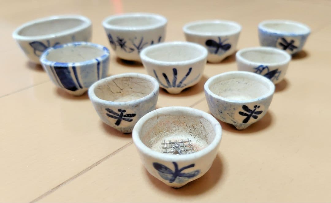 【松本松石、松山】ミニ盆栽鉢10個セット Yahoo!オークション -「松山」(鉢) (盆栽用具)の落札相場・落札価格