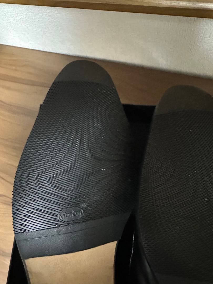 【着用1回極美品】a.testoni ストレートチップ黒UK6.5 25.5cm