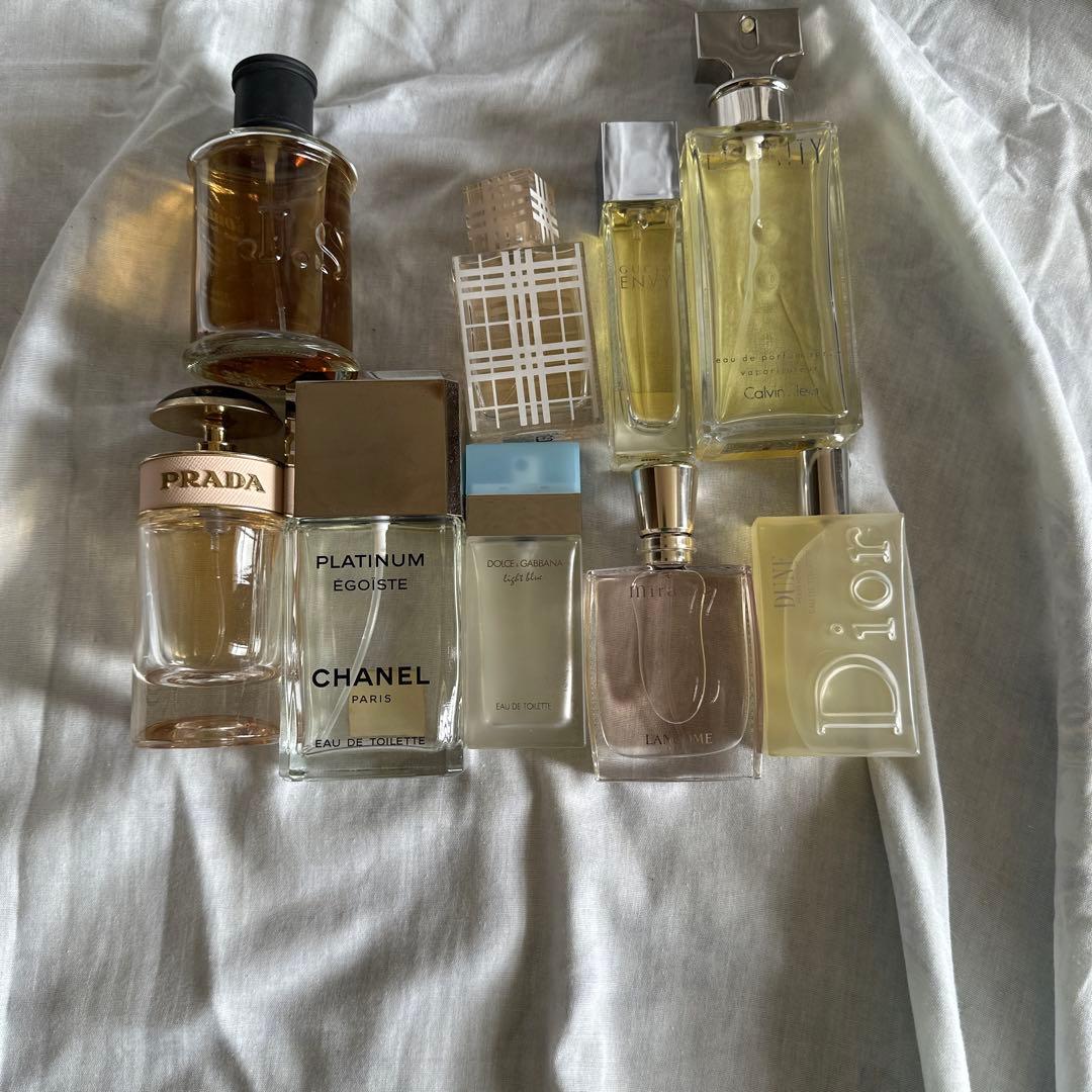 ユニセックス香水セット（プラダ、シャネル、ミラクル、デューン