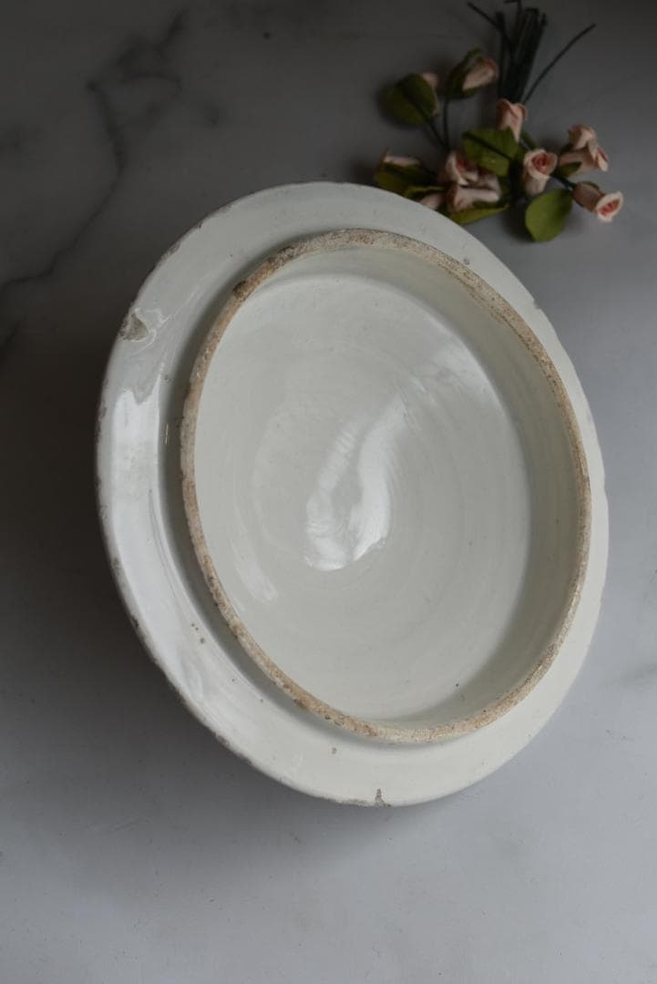 珍しい窯 フランス19世紀 美しいスーピエ（小）印有 フランスアンティーク