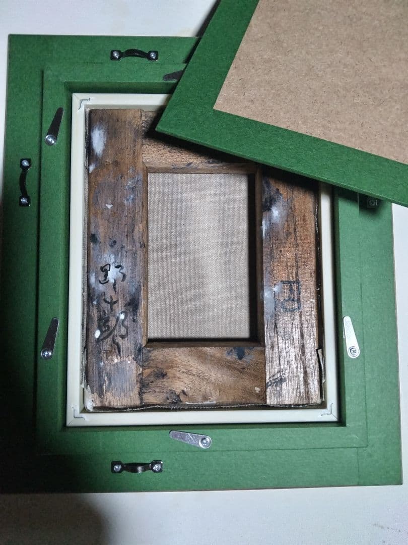 高島野十郎、絵画、油彩F0号、蝋燭、肉筆、新品額縁、鴨居玲、佐伯祐三