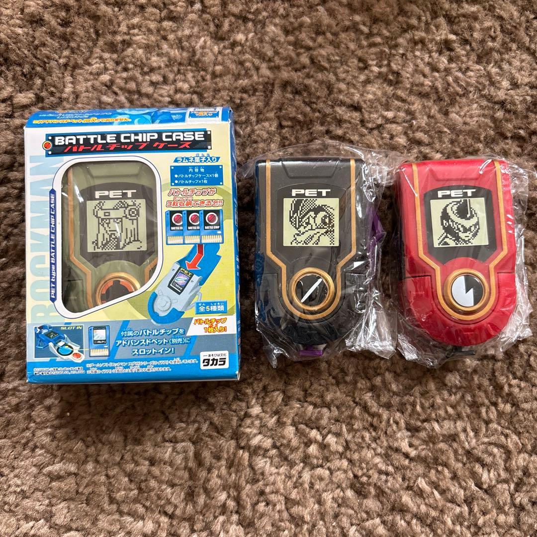 ロックマンエグゼアクセスaxessバトルチップケースPETアドバンスド