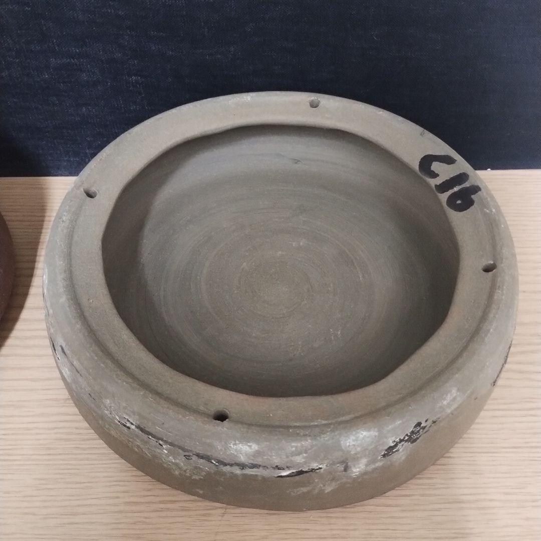 備前焼 藤原雄 陶板 花のささやき 3点セット 金属プレート付き