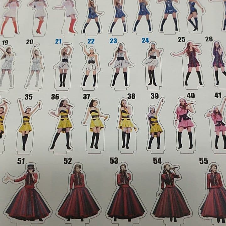 レア 安室奈美恵 会場 限定 チラシ 記念 ドール 人形 フィギュア