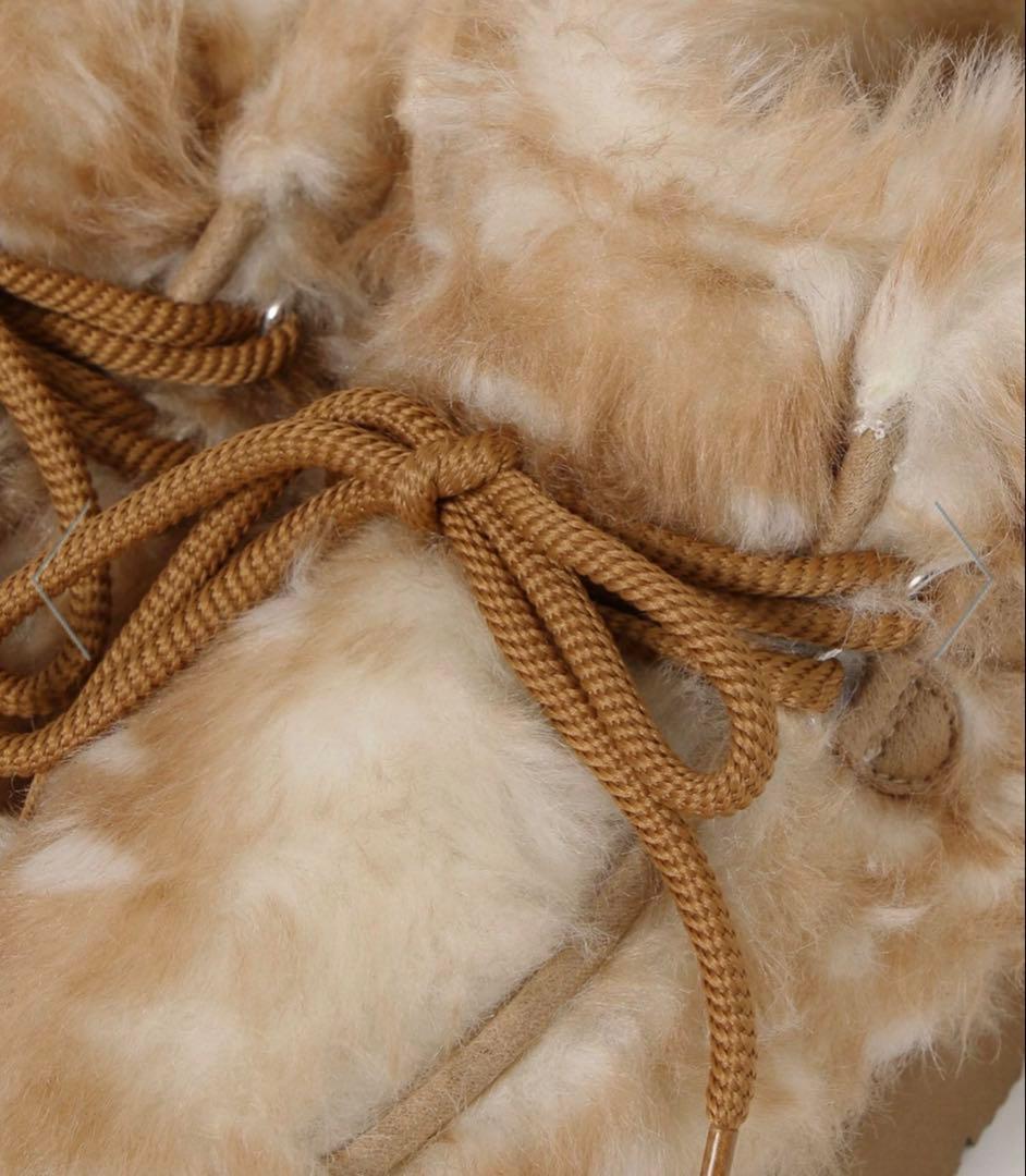 【niko and…】バンビ柄＊モカシンブーツ＊M 23.5cm ＊完売品