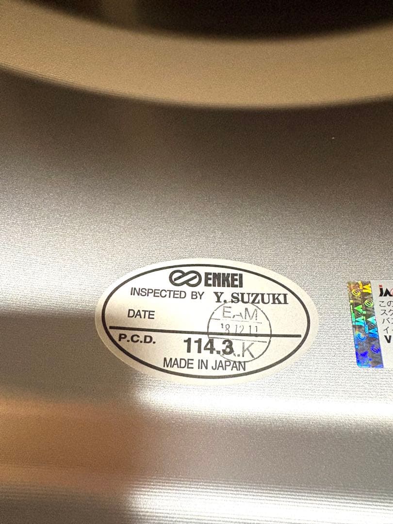 【新品・送料無料】エンケイENKEI RPF1 18インチ 9.5j+38 2本