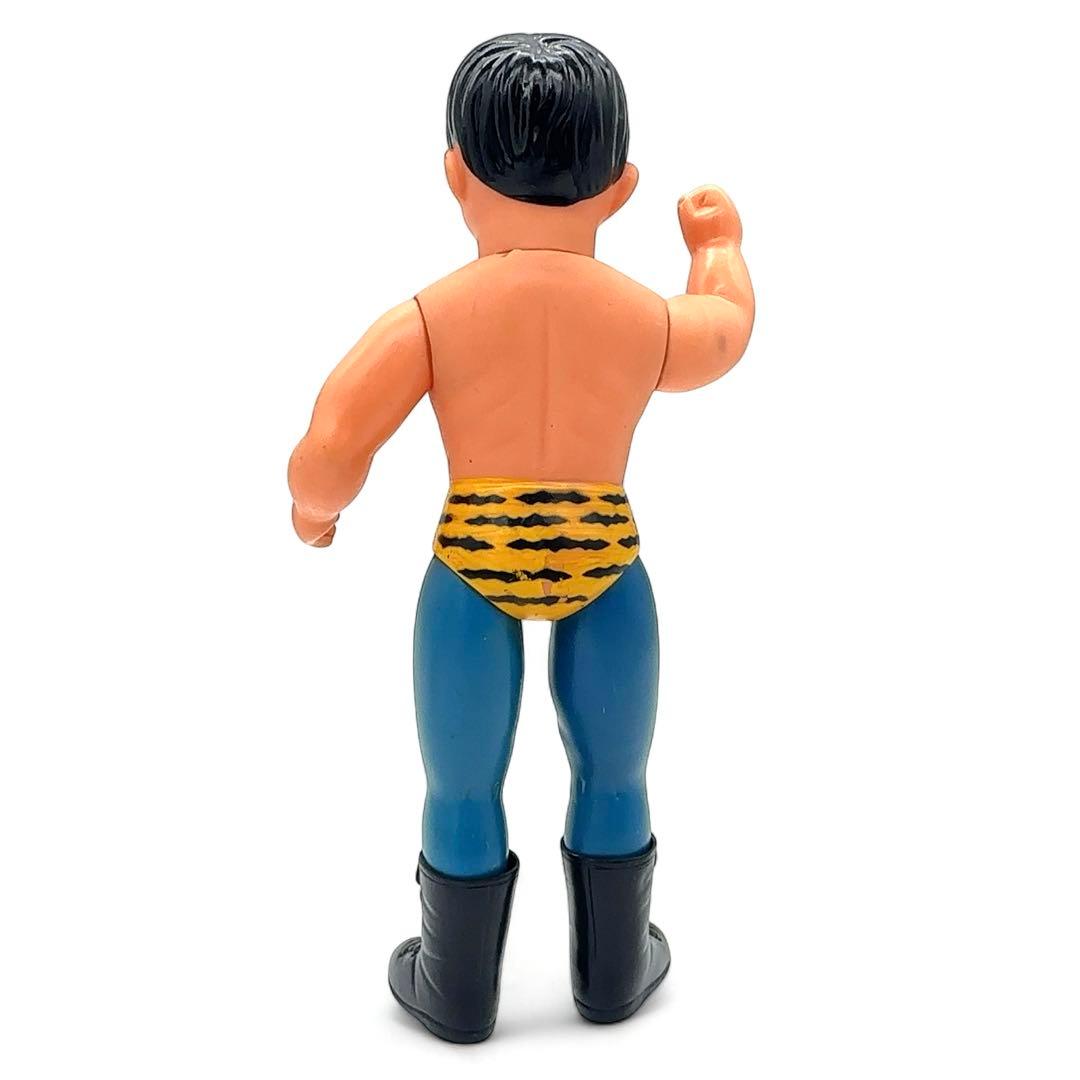 美品 中嶋製作所 タイガーマスク 面取れ スタンダードサイズ ソフビ