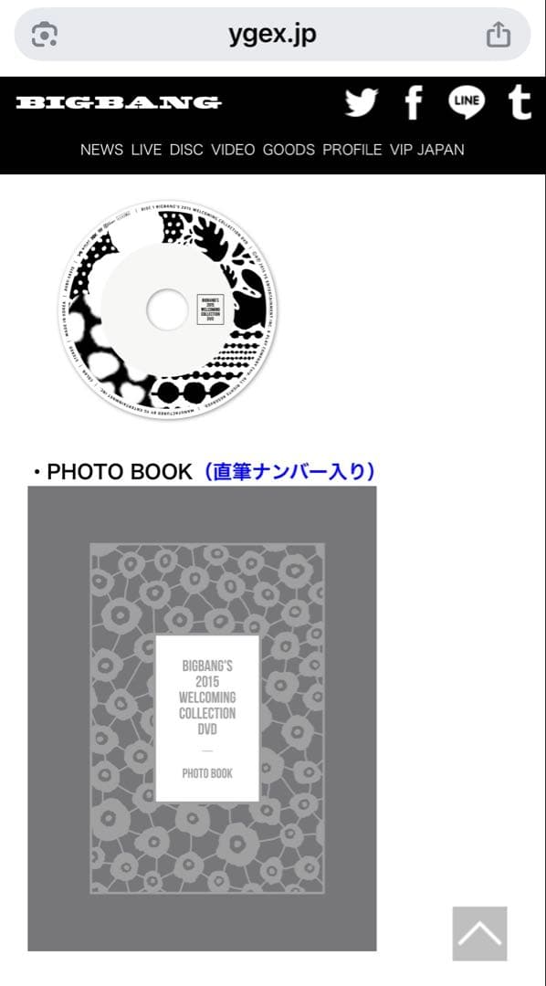 G-DRAGON 直筆ナンバー入り 300番台】BIGBANG'S 2015 - メルカリ
