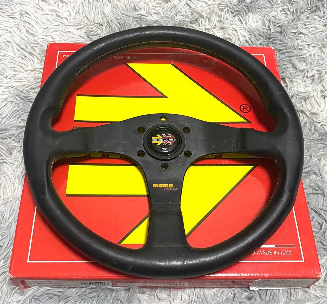 MOMO CORSE 350mm レザーステアリング　即決大歓迎 MOMO CORSE 2.0 350mm（M-7)
