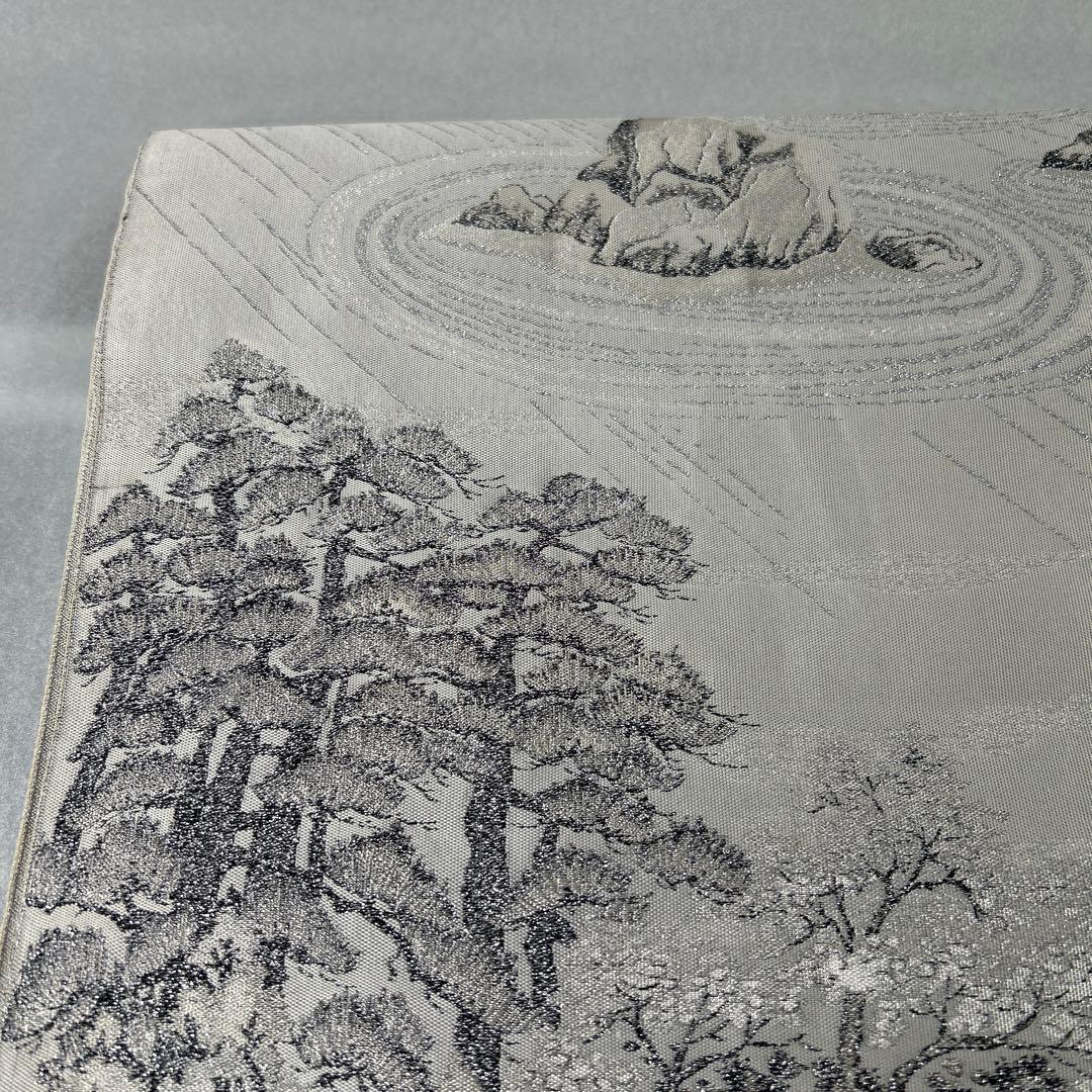 日本の風景 六通柄袋帯 淡いクリーム色1226 - 着物・浴衣通販