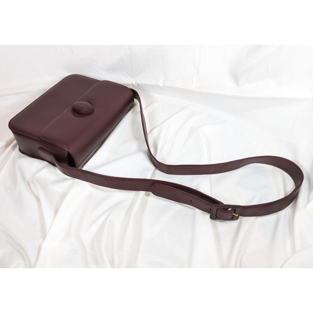 美品】 カルティエ ターンロック ボックス ショルダーバッグ 保存袋