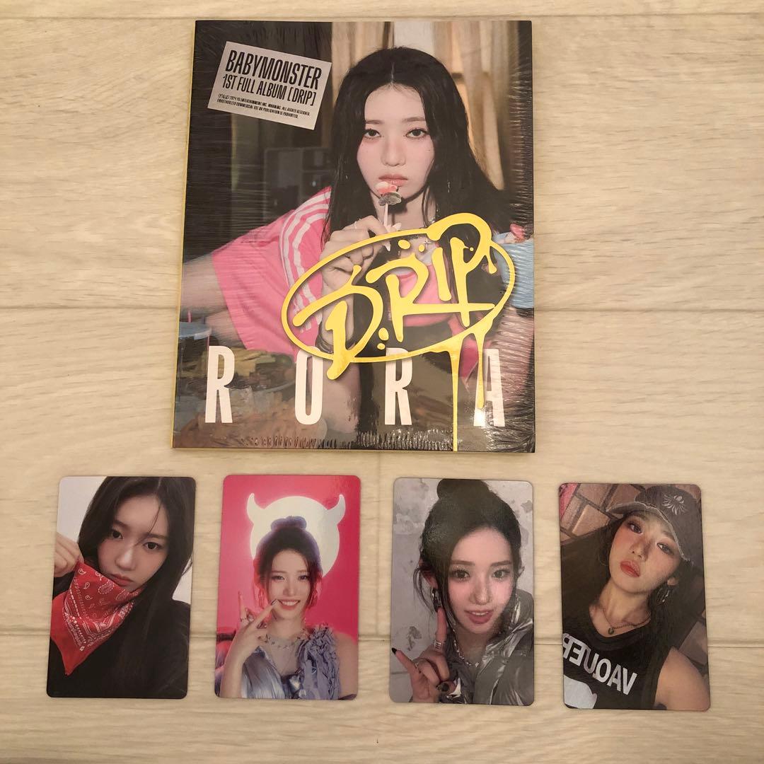 BABYMONSTER drip ローラ 新品未開封 トレカ付き - メルカリ