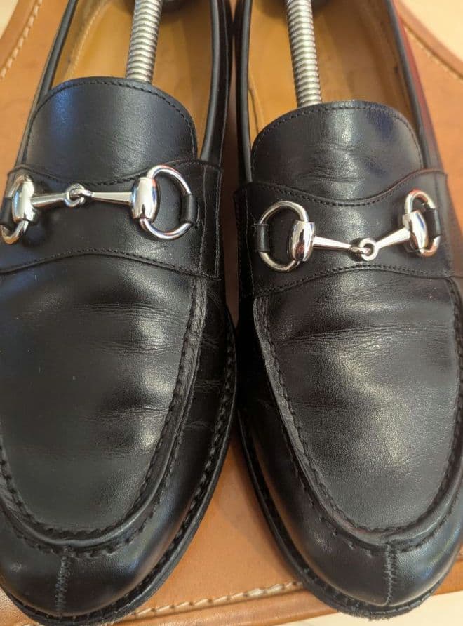 り*ん様 美品 Jalan Sriwijaya ビットローファー ブラック 98 - メルカリ