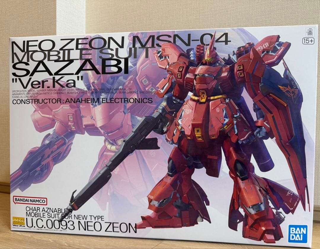 ロボット MG MSN-04 SAZABI Ver.Ka 1/100 MG 1/100 MSN-04 サザビーVer.ka｜バンダイ ホビーサイト
