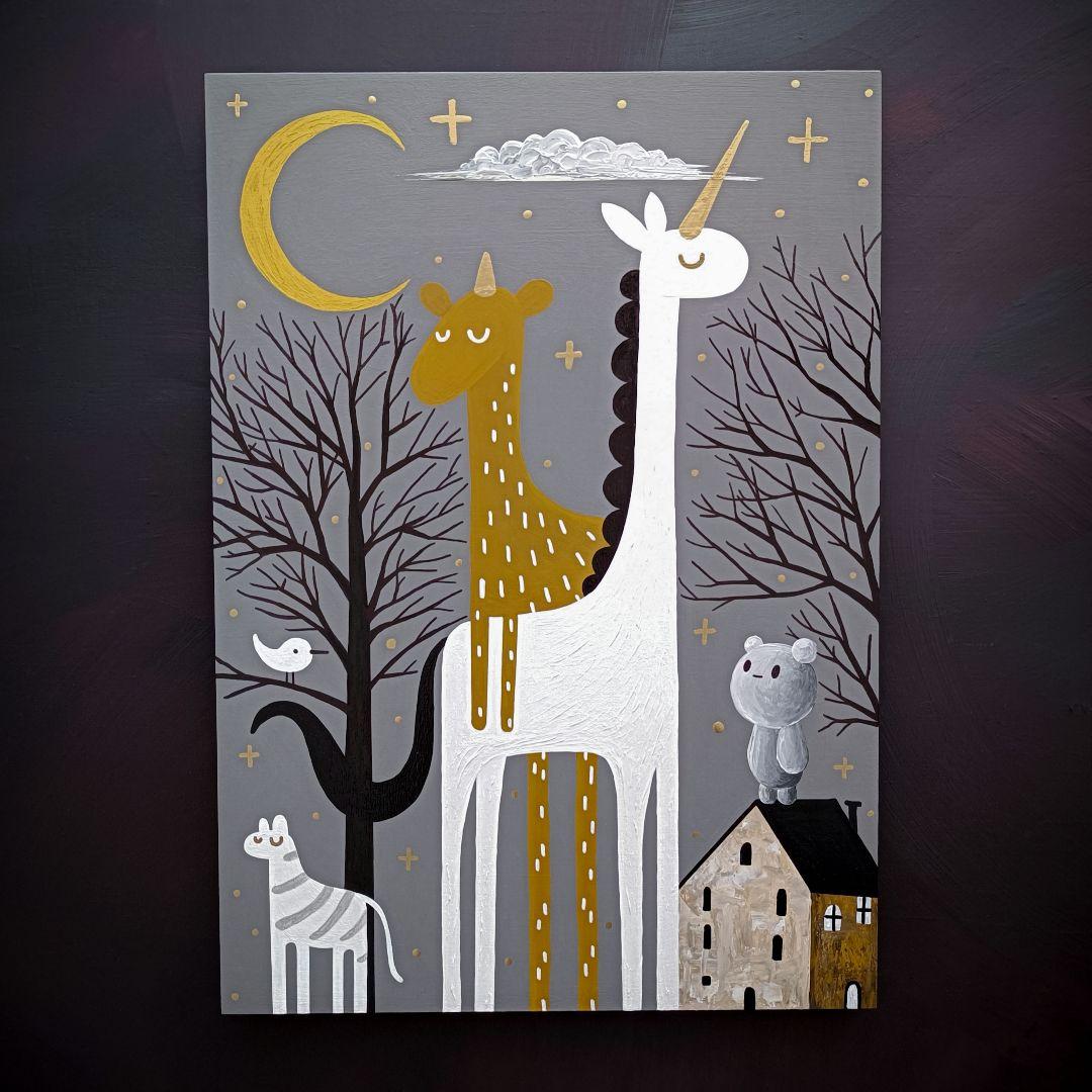 サ*ク様 ✿月野乃亜 原画 2024年／594×420mm 現代アート 2411 月野乃亜 ✻ Noah Tsukino｜現代美術家 (@noah.tsukino) • Instagram