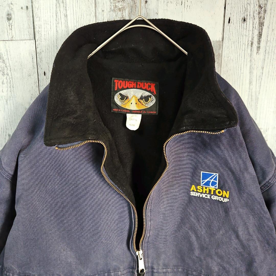 TOUGH DUCK】カナダ製 タフダック ダックジャケット 企業刺繍 XL
