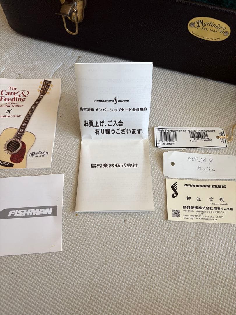 Martin & Co. OMCPA4 アコースティックギター エレアコ - メルカリ