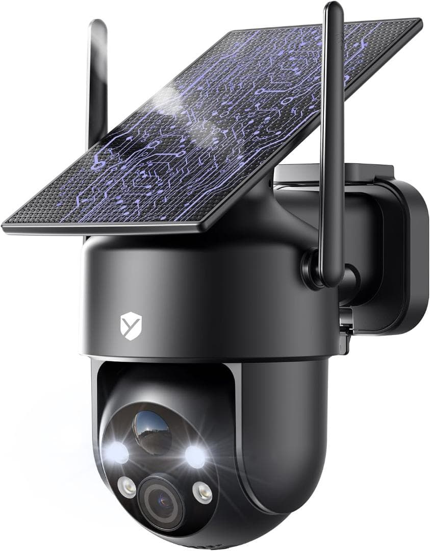 防犯カメラ　ソーラー　高効率充電　屋外 高効率　ブラック　盗難　空き巣対策　玄関 防犯カメラ ソーラー 高効率充電 屋外 高効率 ブラック 盗難 空き巣