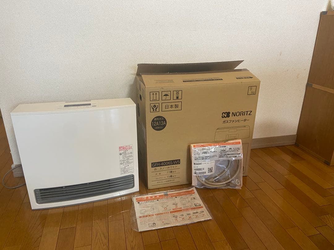 ノーリツ ガスファンヒーター GFH-4006-W5 都市ガス12/13A 51lH7D9EtuL._AC_UF894,