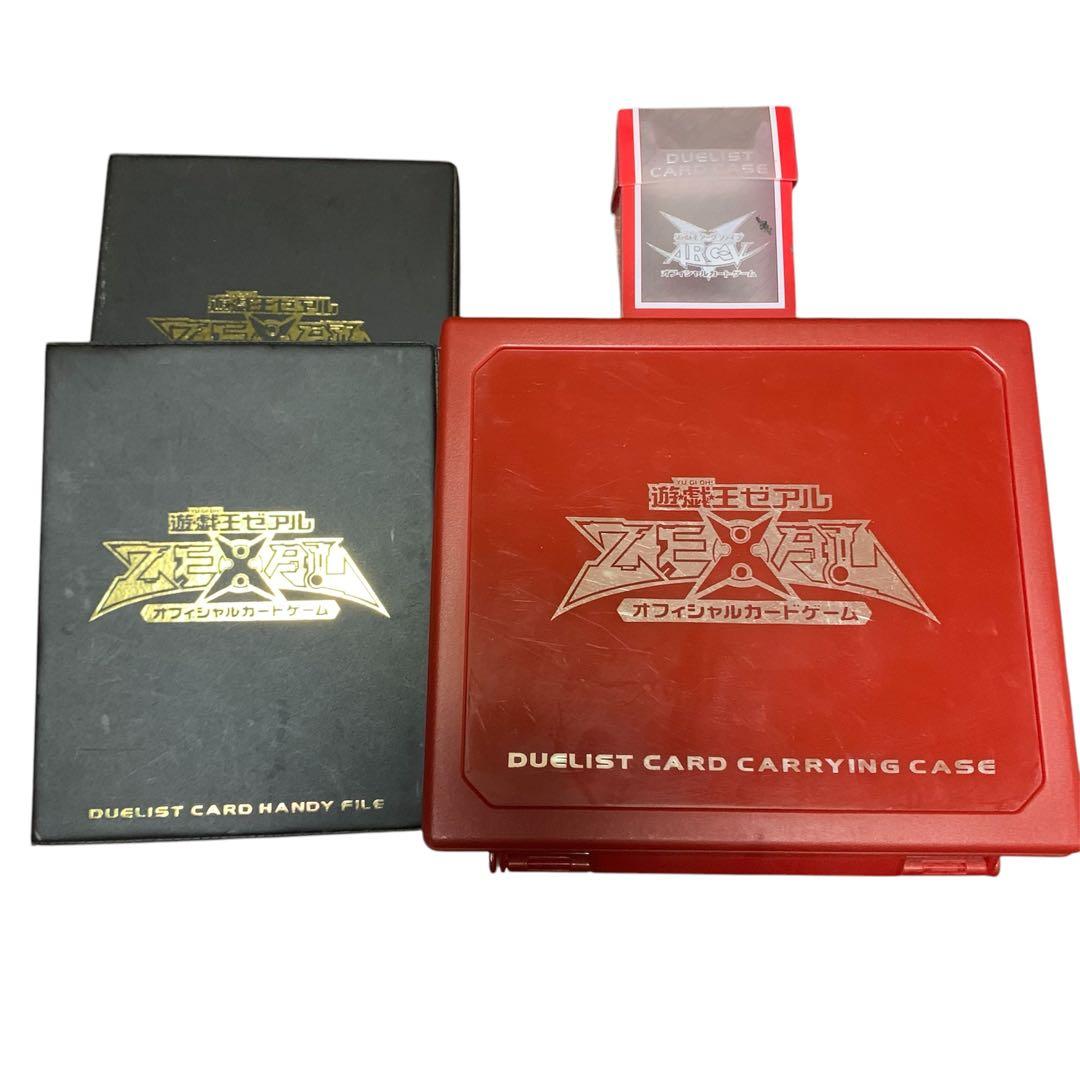 遊戯王 キャリングケース ZEXAL 赤 カードケース デッキケース - メルカリ