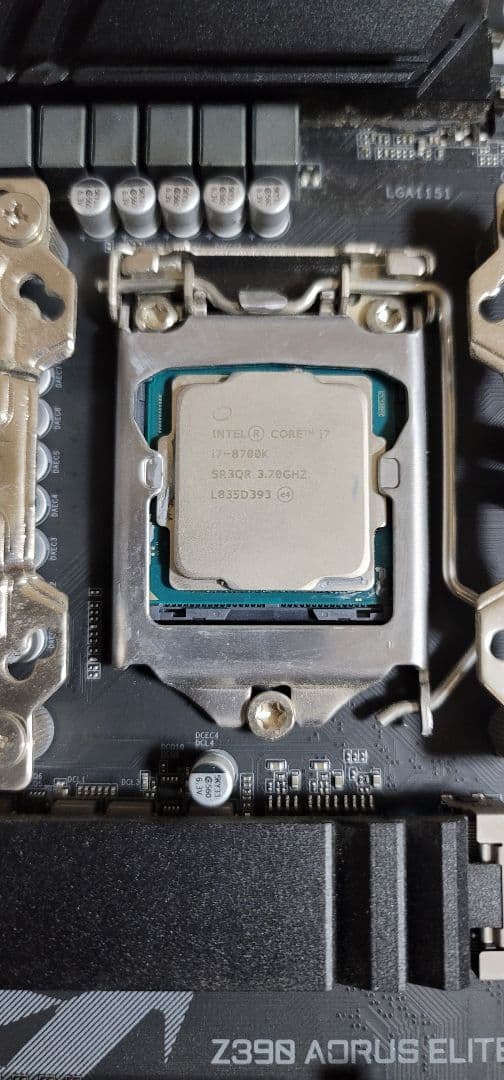 中古】 Z390 AORUS ELITE Core i7 8700K おまけ付 - メルカリ