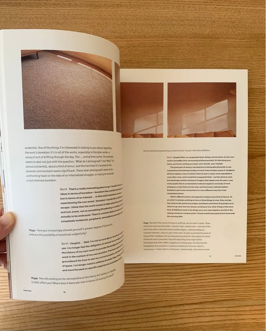 Uta Barth ウタ・バース 写真集 PHAIDON 洋書