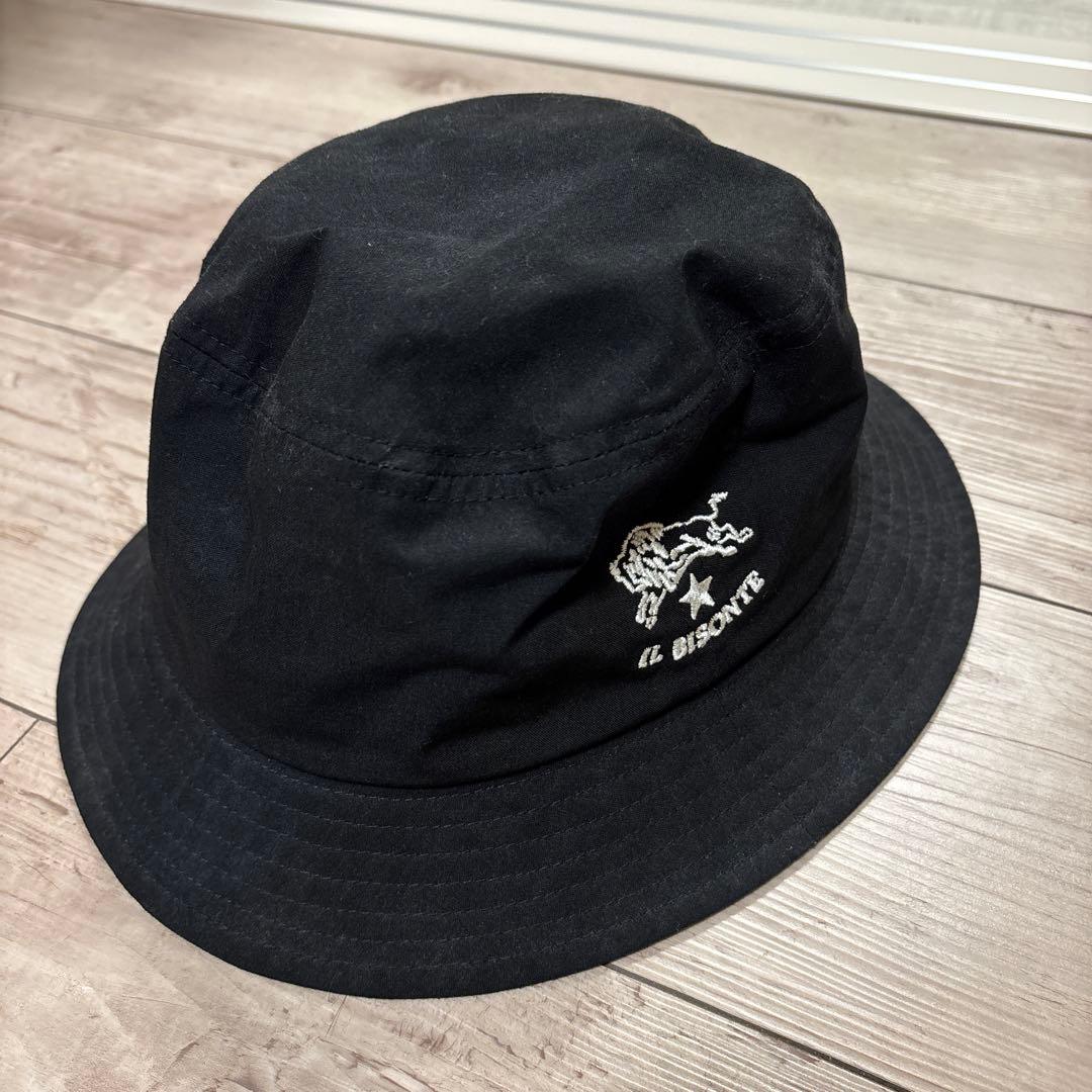 IL BISONTE バケットハット ブラック - メルカリ